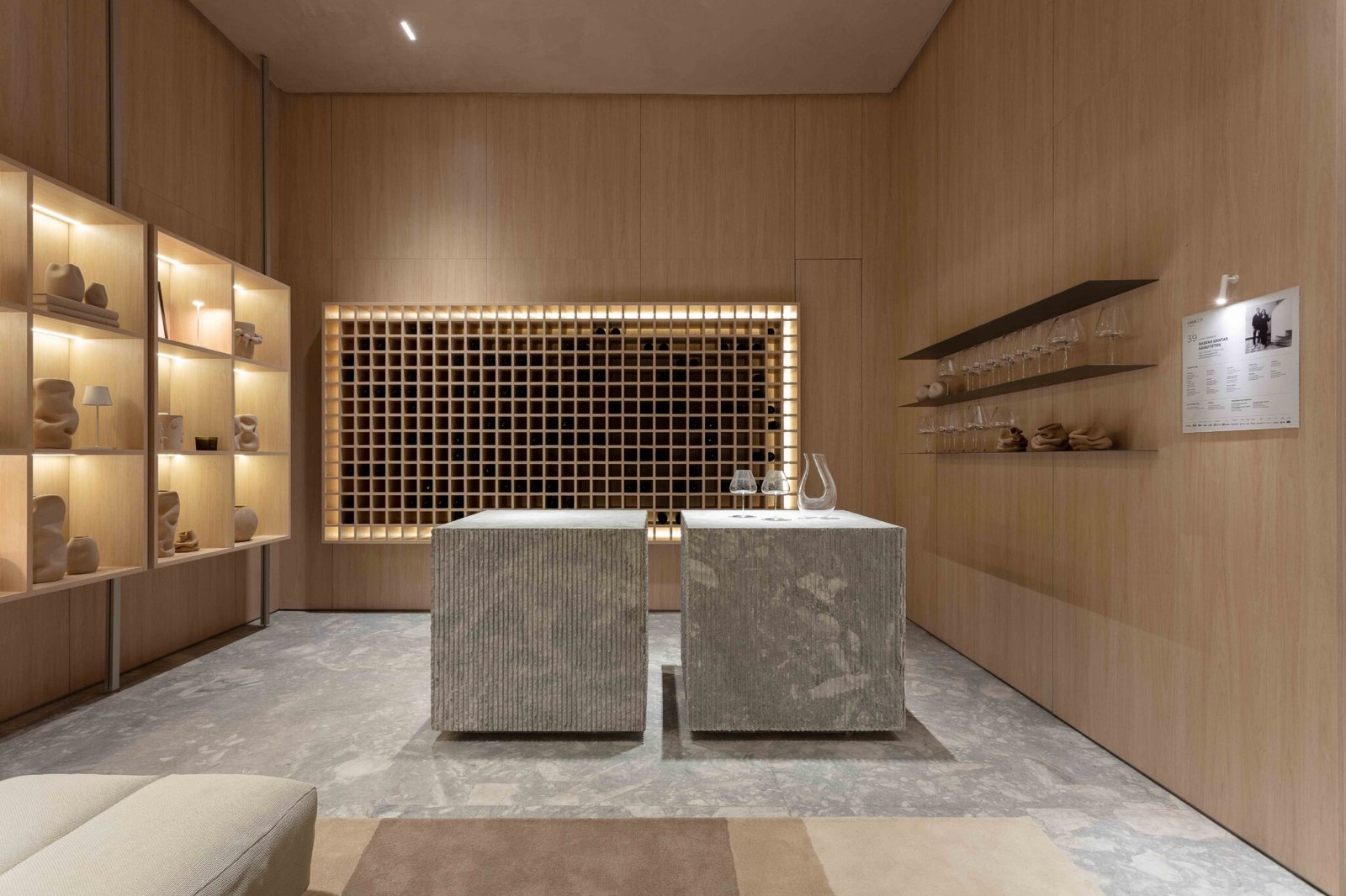 Vista do layout e da integração dos móveis planejados Todeschini no ambiente.